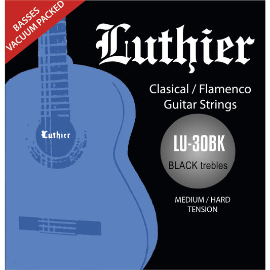 Classical & Flamenco - Medium/Hard Tension - Black Nylon