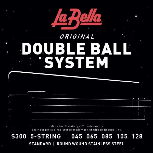 Double Ball - Round Wound Stainless Steel - 5 String