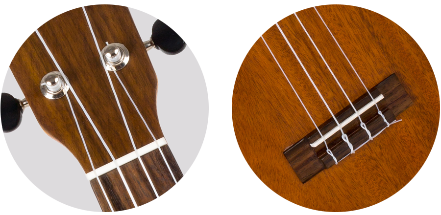 LUS5 Solid Mahogany Concert Scale