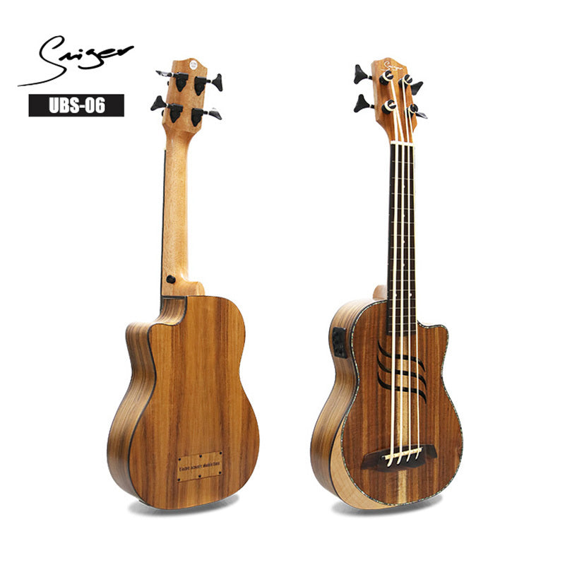 Ukulelebass, solid koa